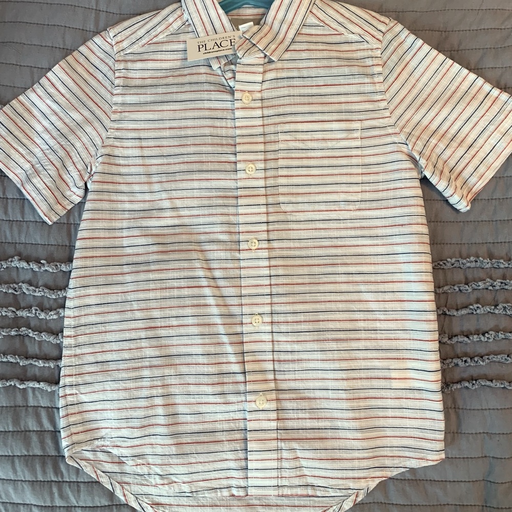 Children’s Place short sleeve button down shirt